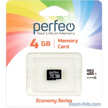 Карта памяти Perfeo microSD High-Capacity (Class 10) 4 GB / 8 GB / 16 GB / 32 GB